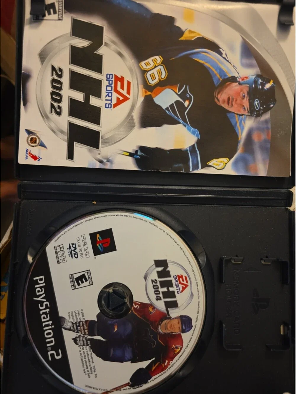 EA SPORTS NHL 2002 game CIB W/REG CARD Playstation 2 PS2 TESTED  USA With Manual